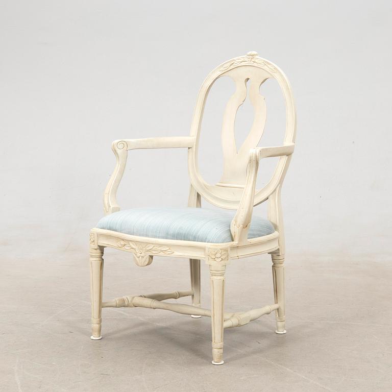 Armchair, Gustavian, Stockholm work, circa 1800.