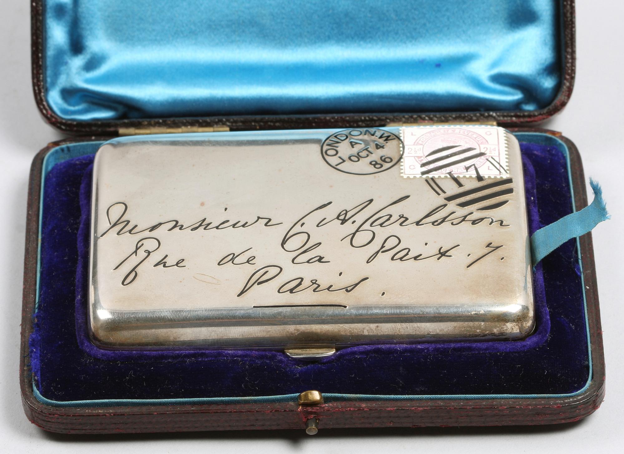 ETUI, silver. W.Thornhill & Co, London, England 1886.