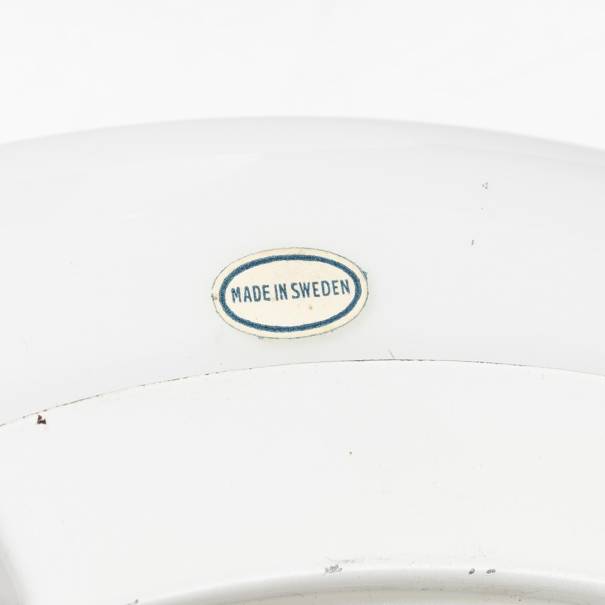 Harald Notini, a pair of ceiling lamps model "10676", Arvid Böhlmarks Lampfabrik, Stockholm, 1930s.