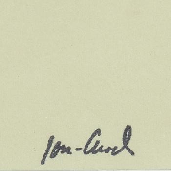 JOHN JON-AND, ink on paper. Stamped signed.