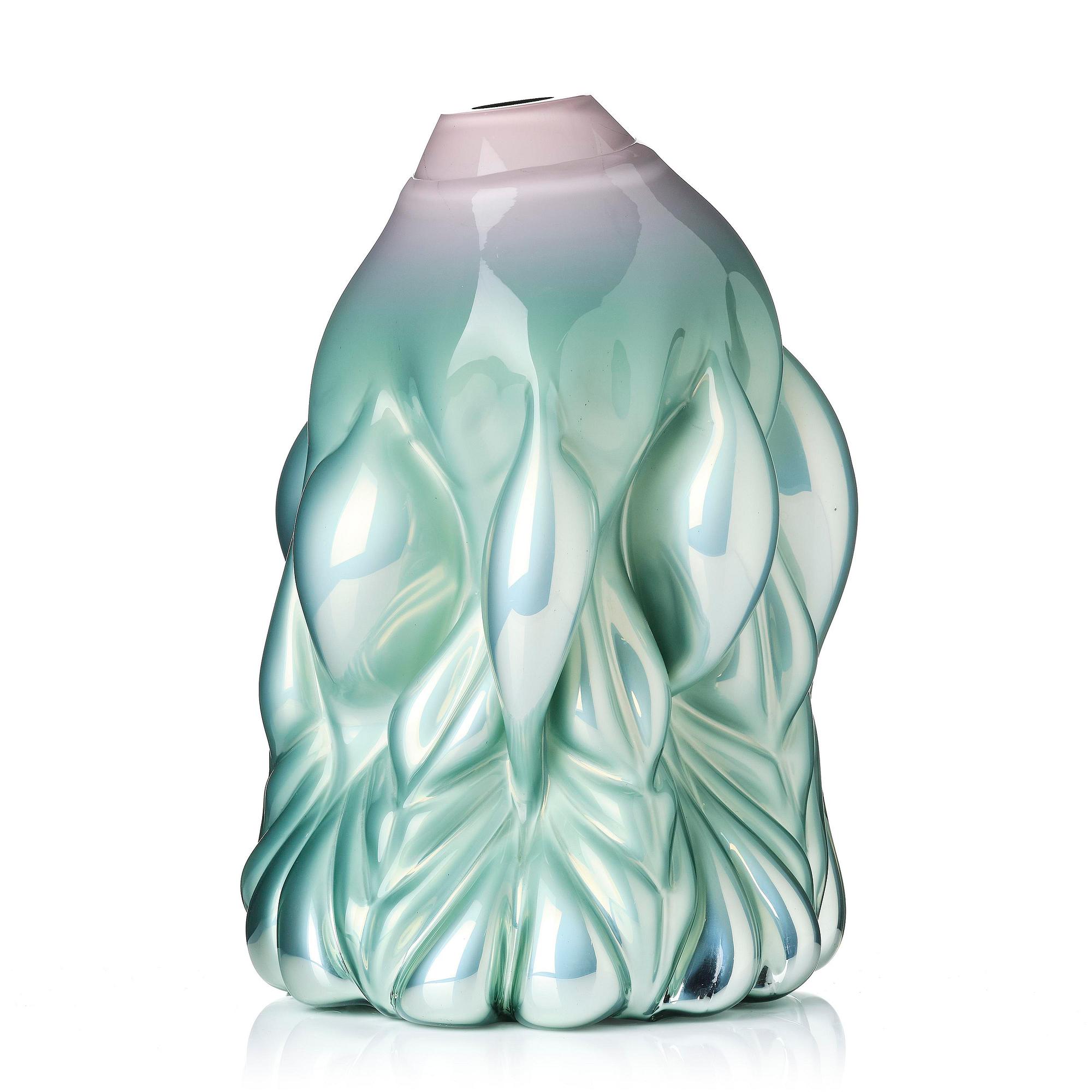 Hanna Hansdotter, "Dripping Print", skulptur, glas, The Glass Factory, Boda Glasbruk, 2019, AP 1.