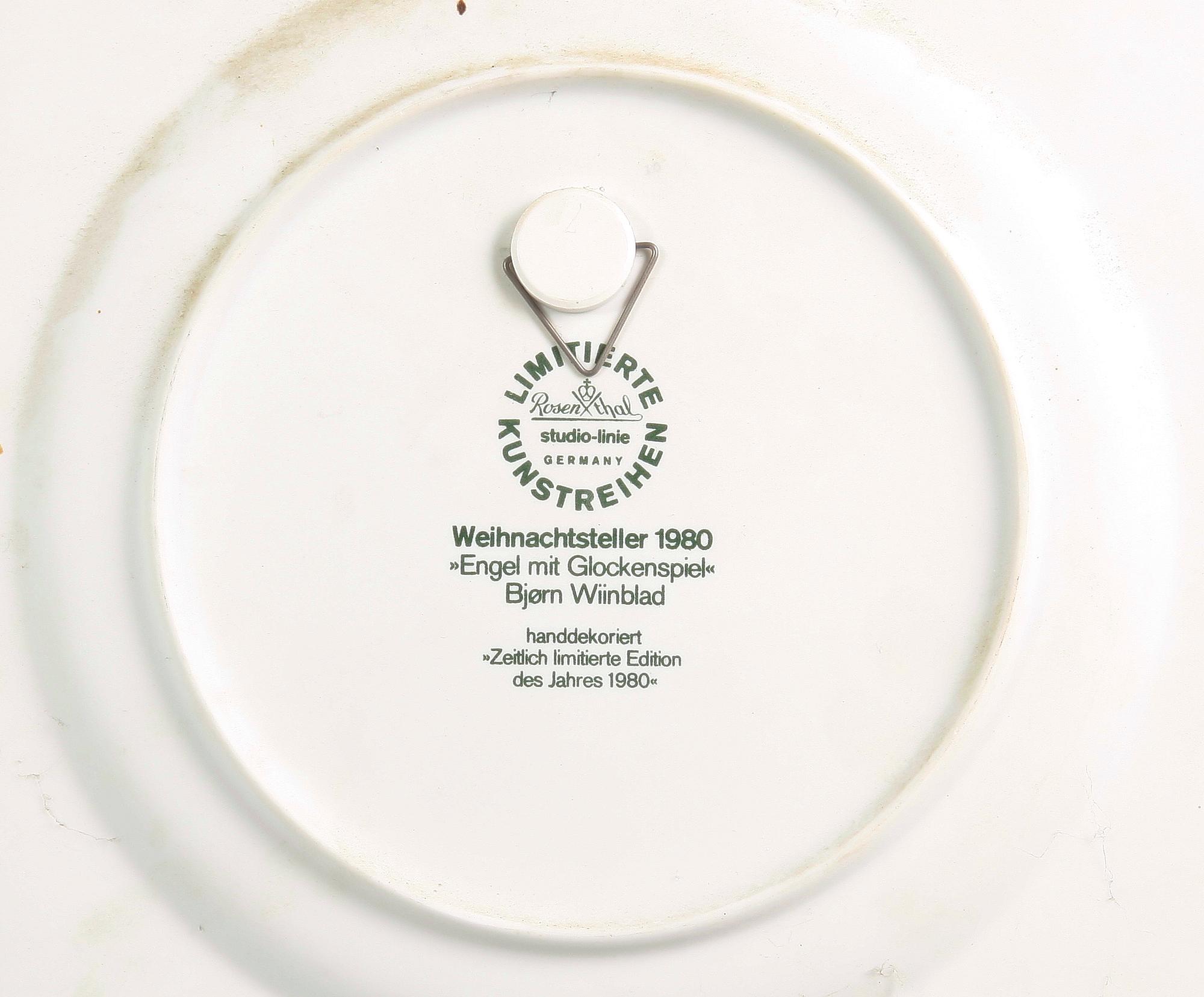 JULTALLRIKAR, 6 st, porslin, Björn Wiinblad, Rosenthal.