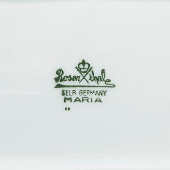 MATSERVIS, 58 delar, porslin, "Maria björnbär", Rosentahl.