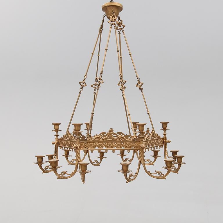 TAKKRONA, 1800-talets andra hälft. Höjd ca 80 cm.