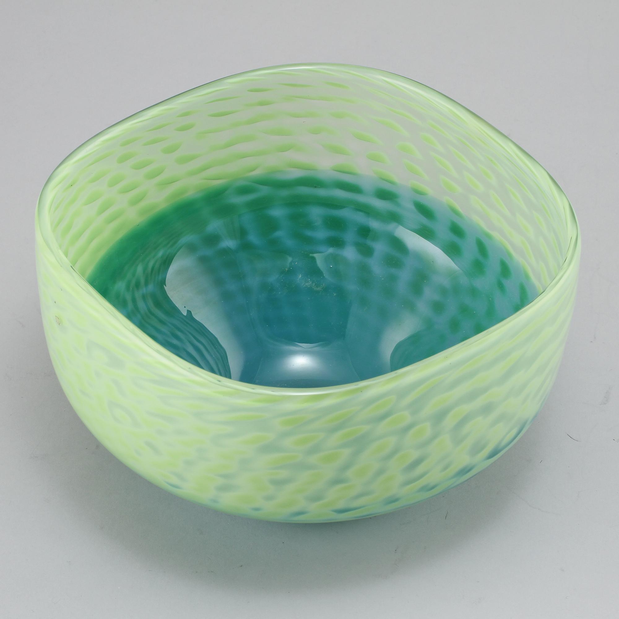 SKÅL, glas, Mona Morales Schildt, Kosta, 1900-talets andra hälft.