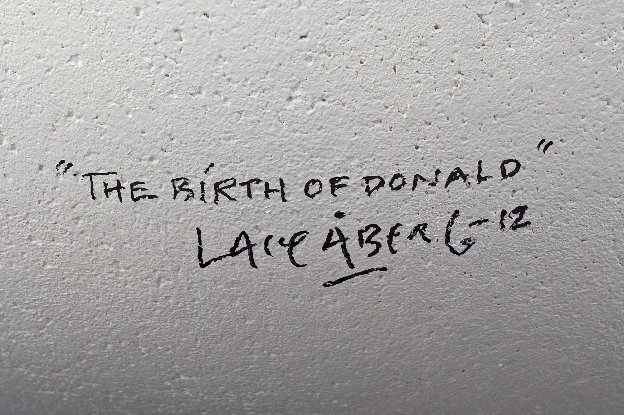 LASSE ÅBERG, "The birth of Donald", signerad och daterad 2012.