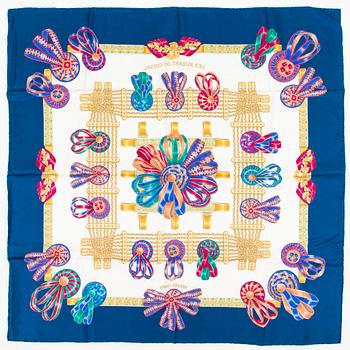 Hermès, 'Les Rubans du Cheval' scarf.
