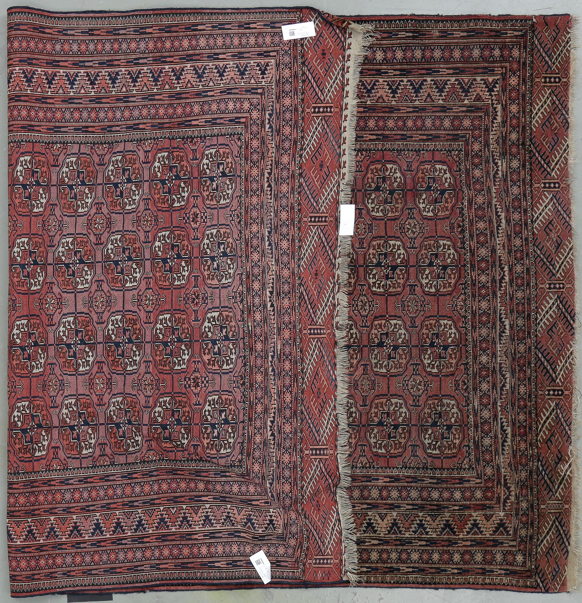 MATTA, semiantik, Tekke, Turkmen. Ca 263x175 cm.