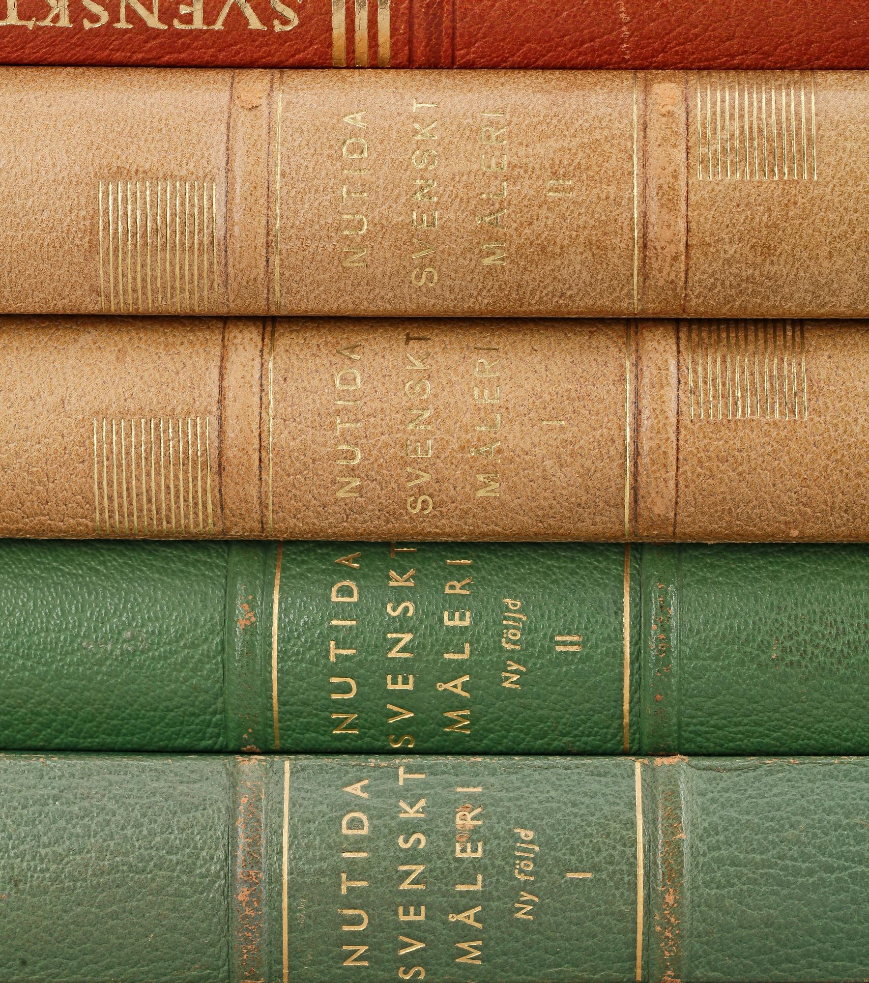 BÖCKER PARTI, 2+2+2, bl a "Nutida Svenskt Måleri", Stockholm 1936.