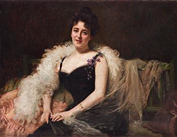 811. Richard Hall, Portrait of Comtesse de Ploie.