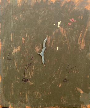 Lennart Aschenbrenner, a signed and numbered bronze and serigraph on wood.