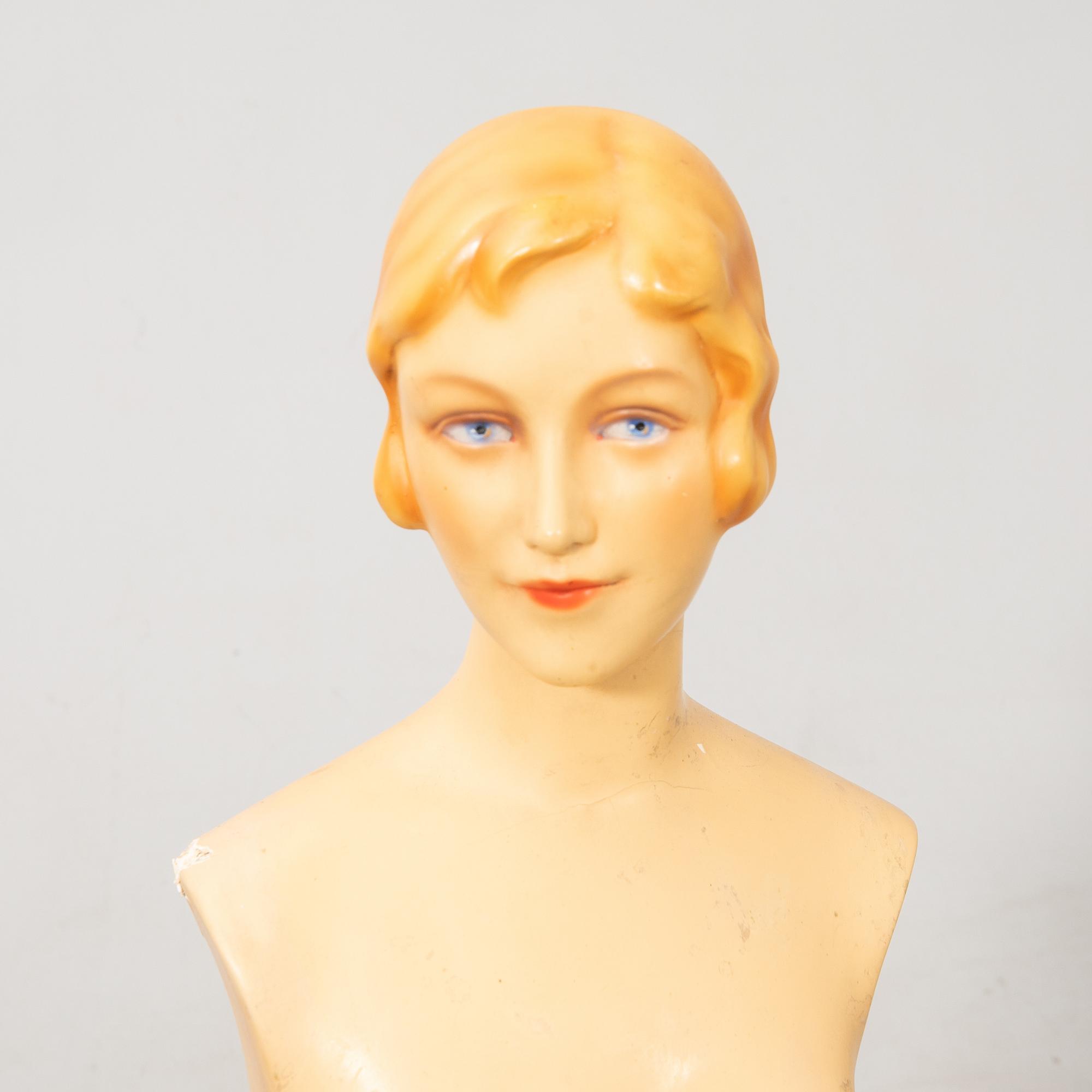 Skyltdocka 1900-talets första hälft.