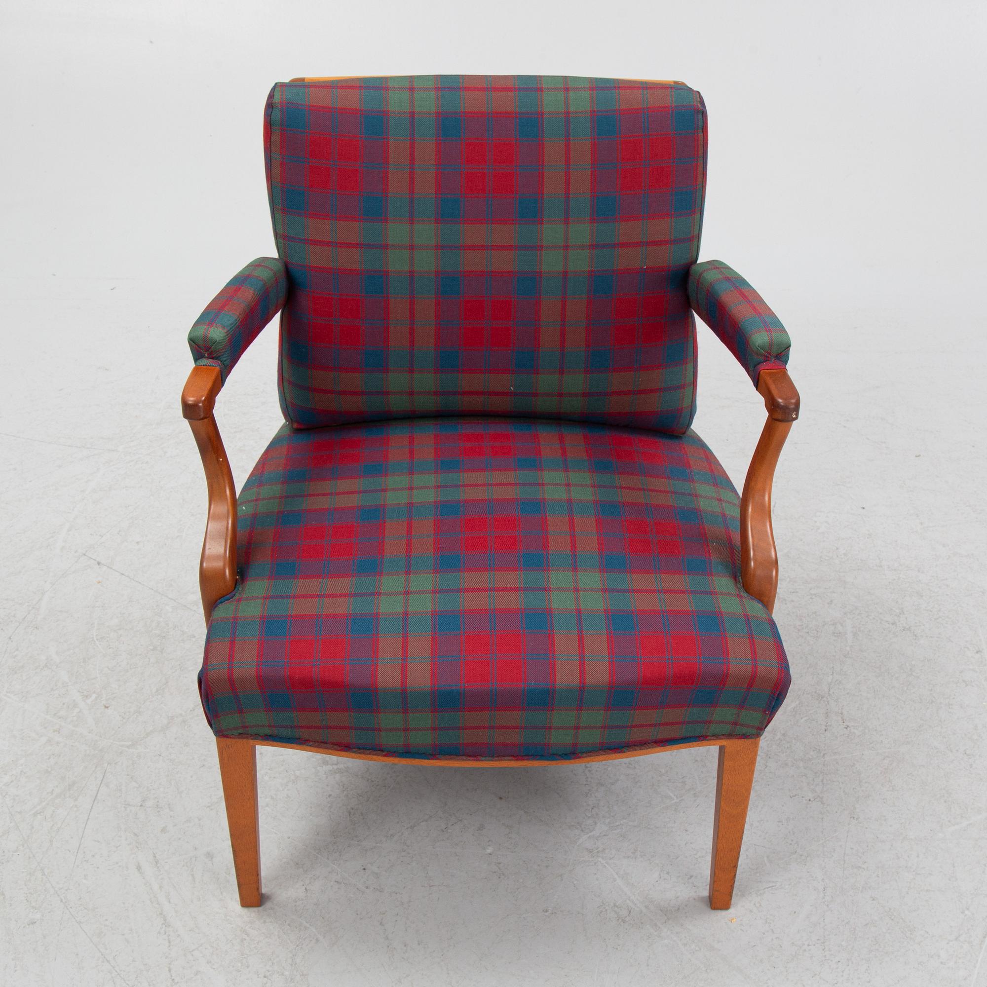 Josef Frank, karmstol, modell 969, Firma Svenskt Tenn.