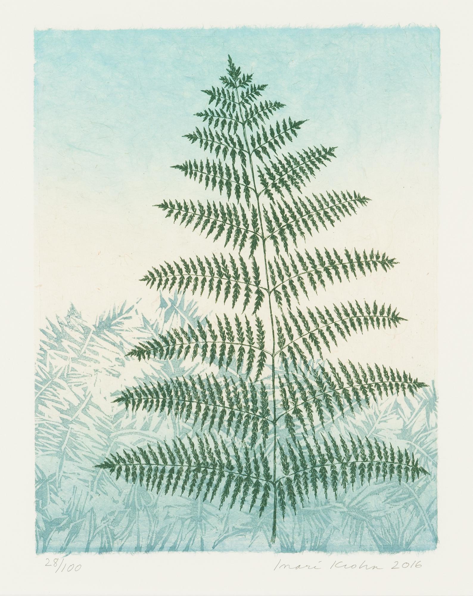 Inari Krohn, etching, signed and dated 2016, numbered 28/100.