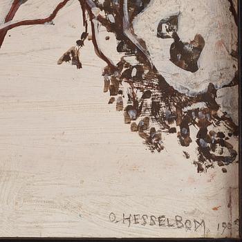 Otto Hesselbom, "Snötyngd tall".