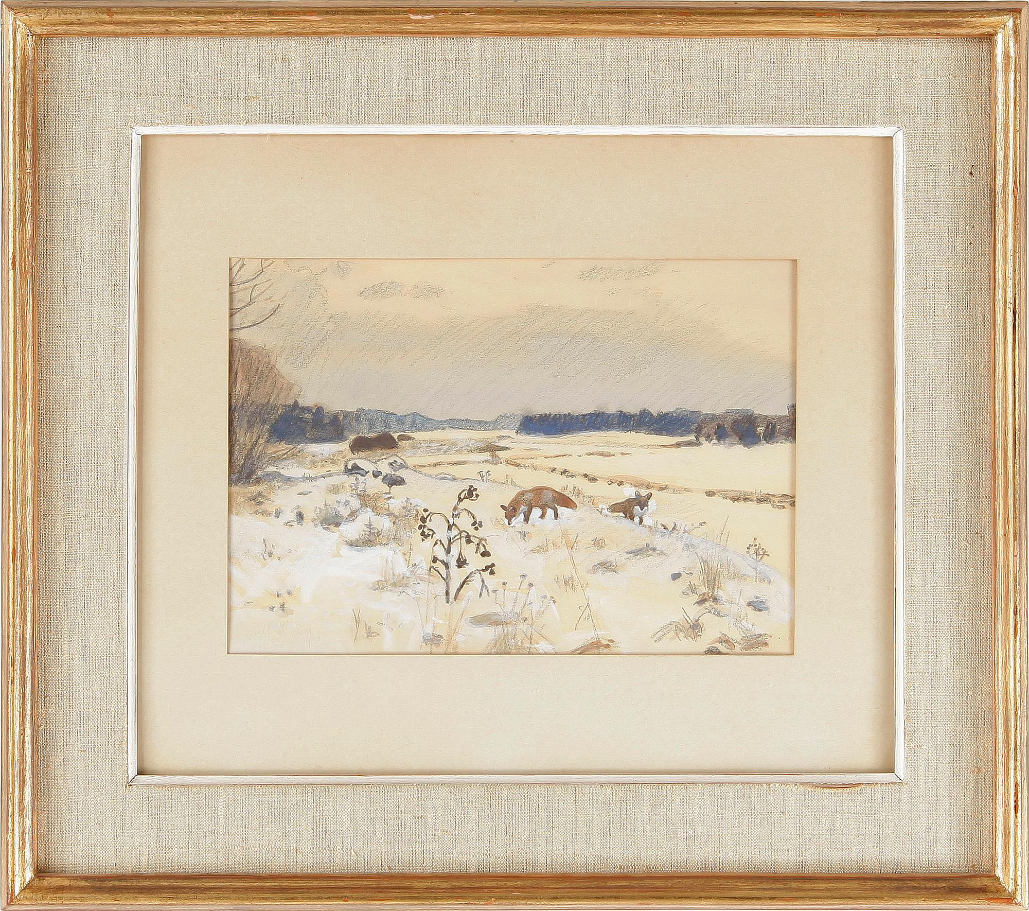 HARALD WIBERG, blandteknik, signerad o daterad 1953 a tergo.