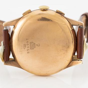 Chronographe Suisse, wristwatch, chronograph, 37.5 mm.