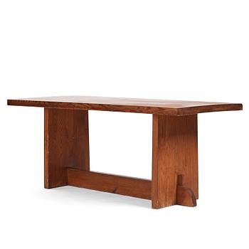 447. Axel Einar Hjorth, a stained pine 'Lovö' table, Nordiska Kompaniet, Sweden 1930s.