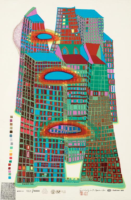 Friedensreich Hundertwasser, "Good morning city".