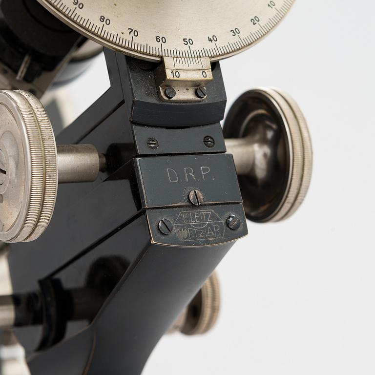 Ernst Leitz Wetzlar, Polarizing microscope, 2nd quarter of the 20th century.