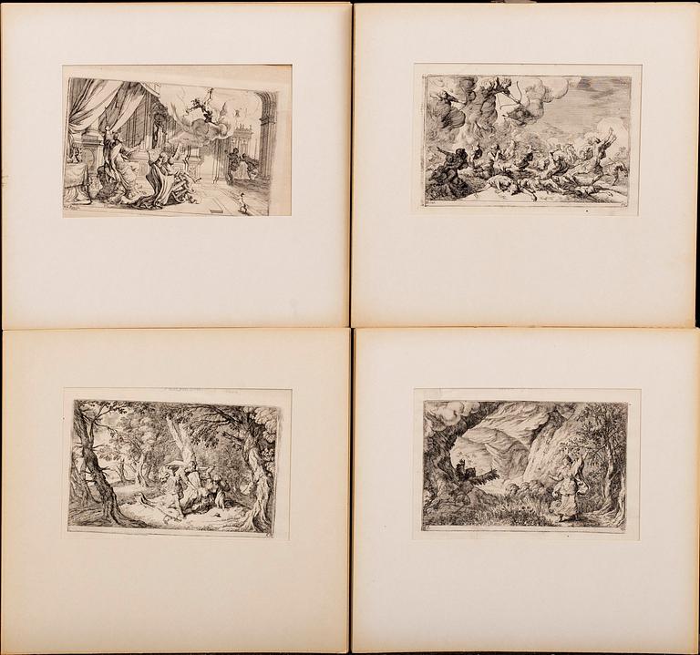 Johann Wilhelm Baur, 39 etchings, plate signed.