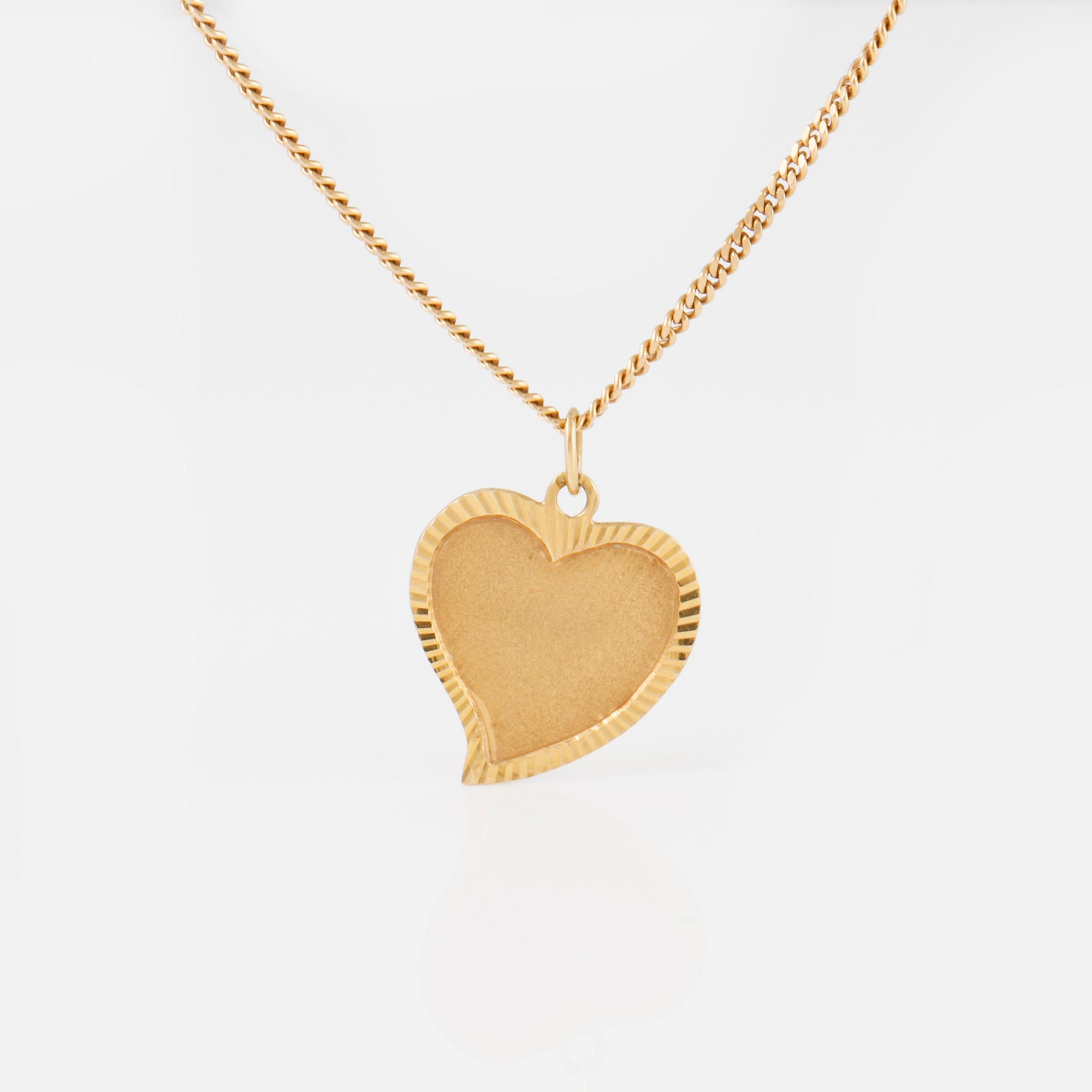 HÄNGE, 18K guld. Vikt 6 gram.