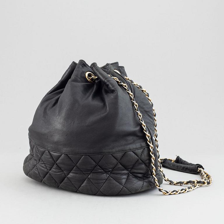 Chanel, väska, drawstring bag.