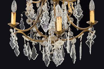 A Baroque style chandelier, first half of the 20th century/middle.