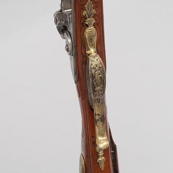 Flintlåsstudsare, signerad Caspar Lotz, Teinitz (Prag omkring år 1800).