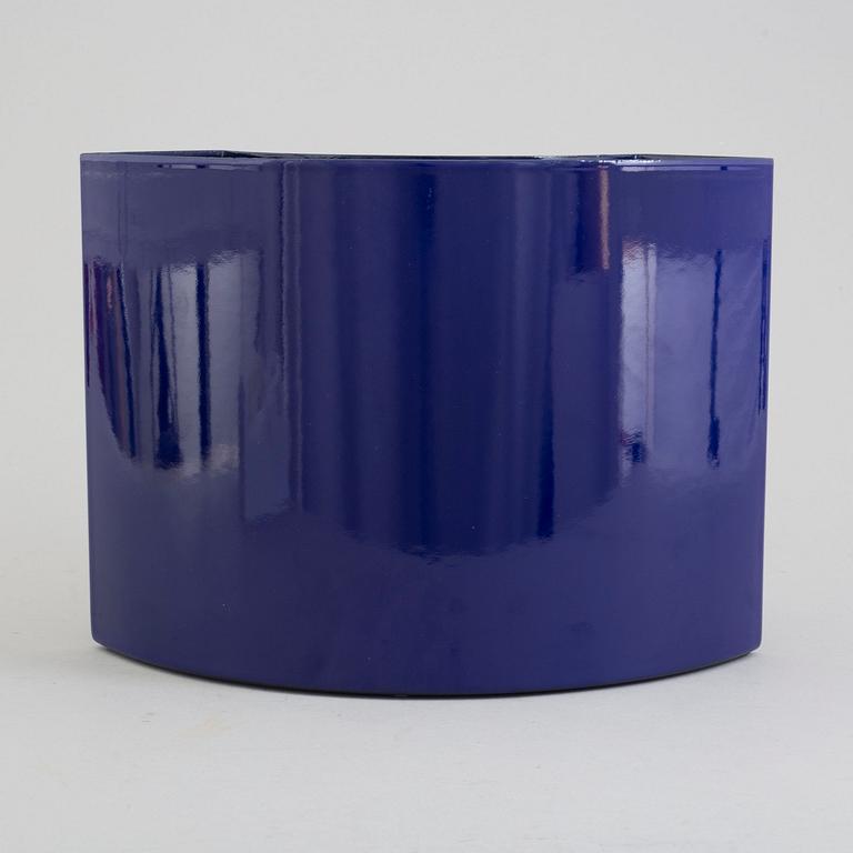 ANN WÅHLSTRÖM, an enameled iron vase from Cultura Metal, signed and numbered 115.