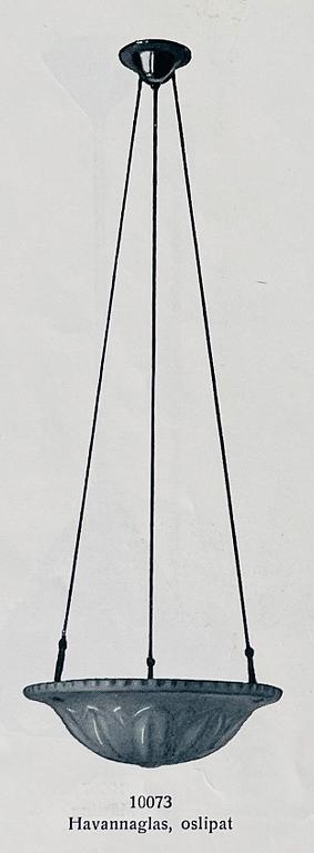 Harald Notini, a ceiling lamp model "10073", Arvid Böhlmarks Lampfabrik, 1920s.