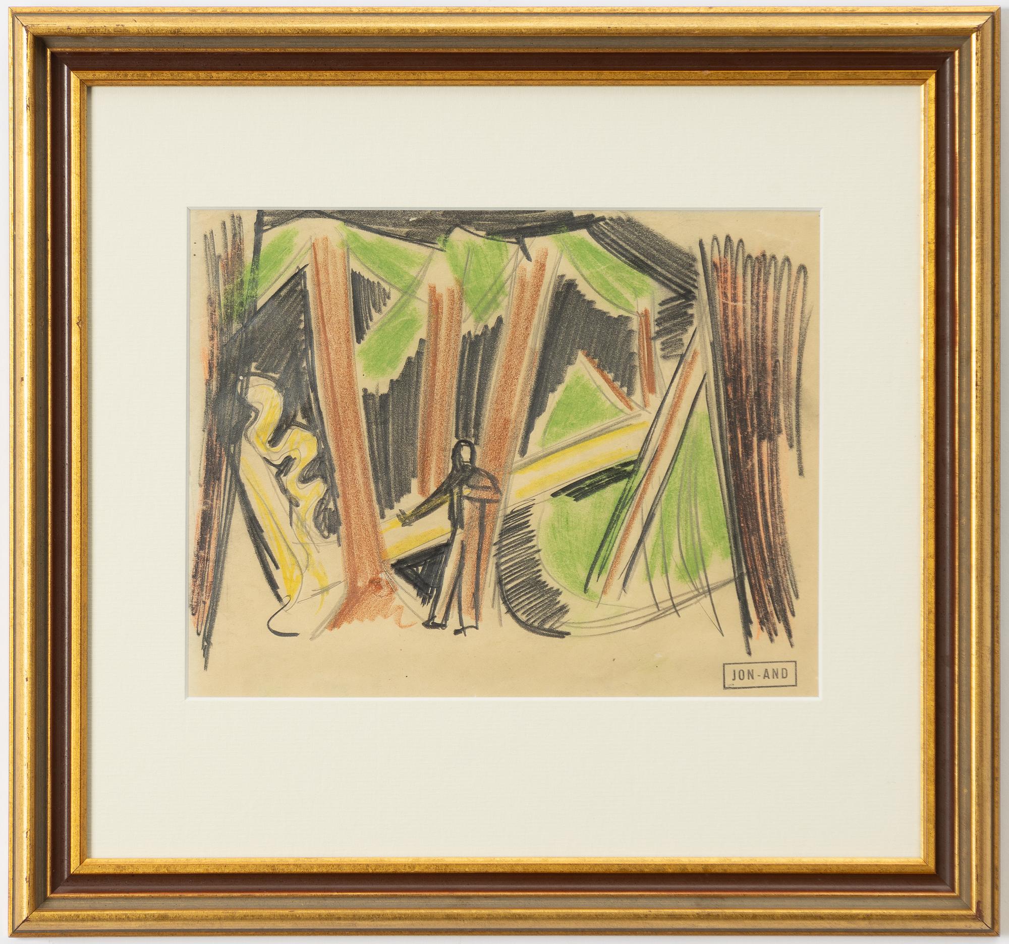 John Jon-And, ”Skogspromenad”.