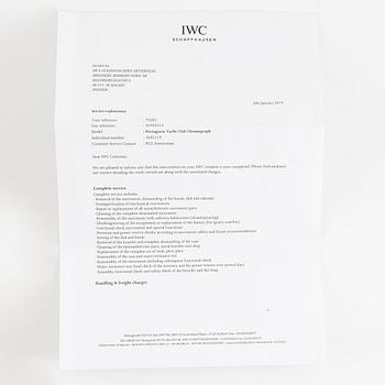 IWC, Portugieser, Yacht Club, kronograf, armbandsur, 45,5 mm.