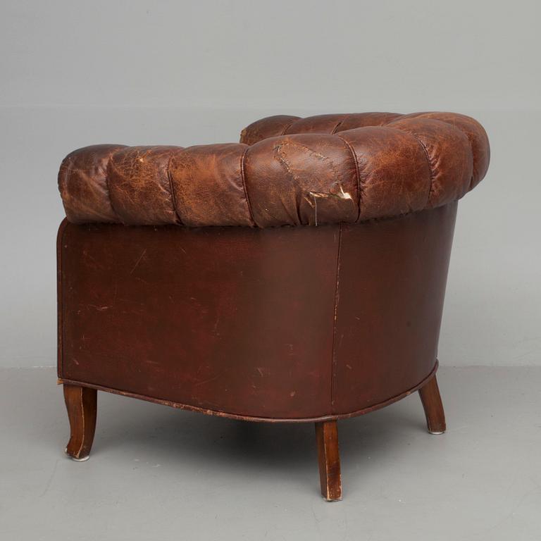 FÅTÖLJ, Chesterfield-modell, 1900-luvun alkupuoli.