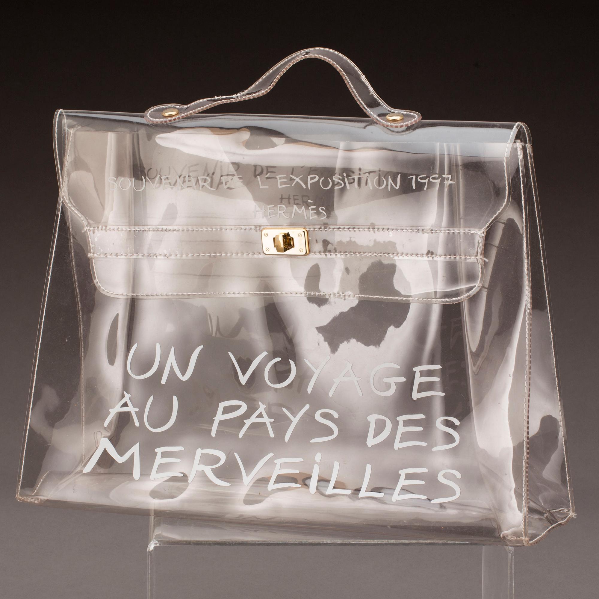 VÄSKA,"Plastic Kelly", Hermès.