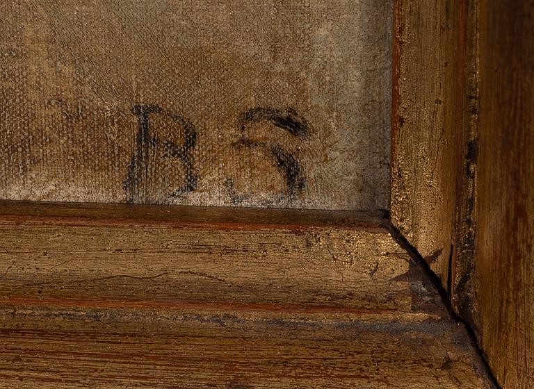 Birger Simonsson, "Interiör med blomkruka".