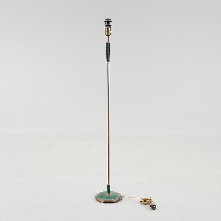 GOLVLAMPA, mässing, 1940-tal.