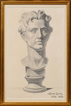 Agnes Cleve · AGNES CLEVE, teckning, signerad och daterad 1892.