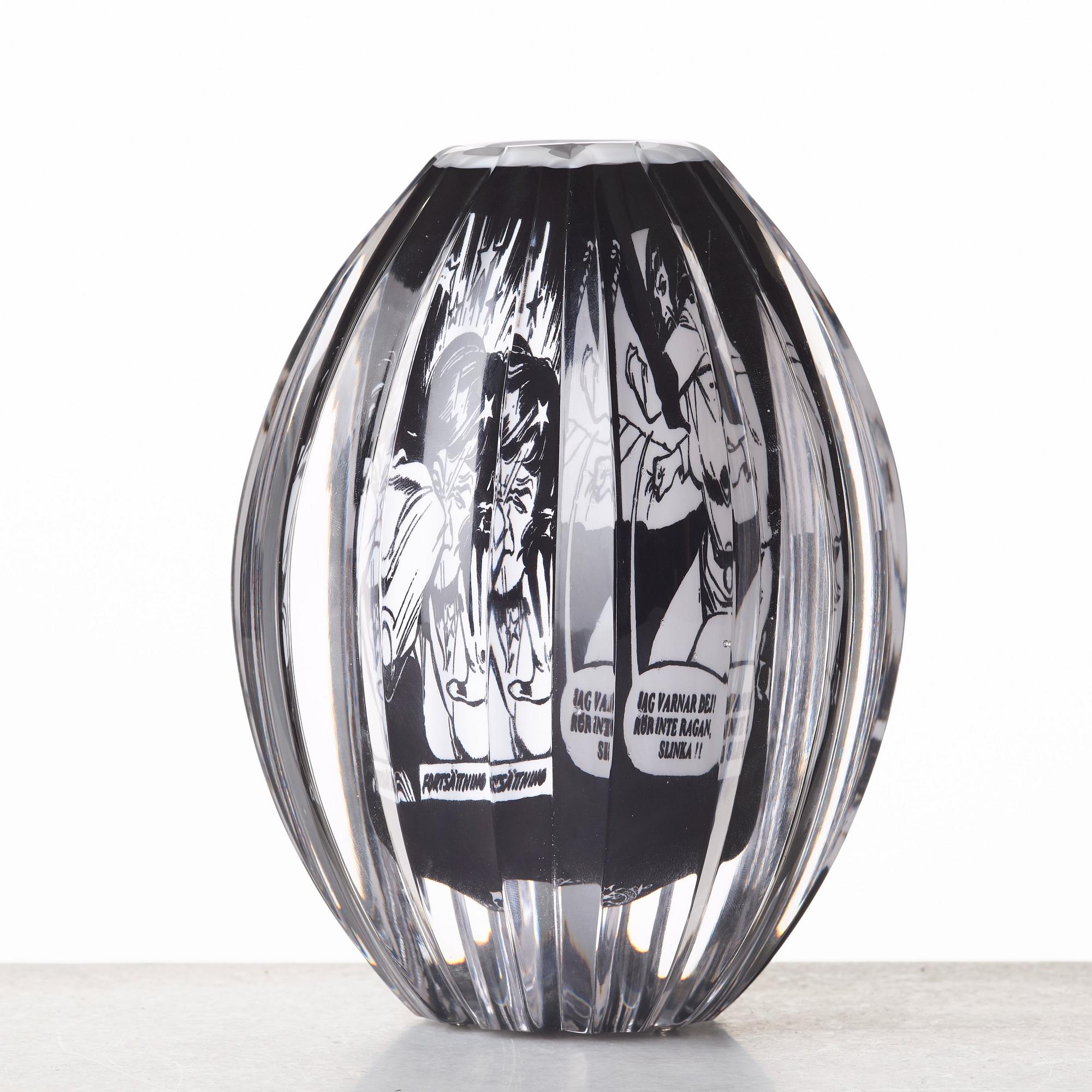 Per B. Sundberg, vas, litograal-teknik, Orrefors 2003.