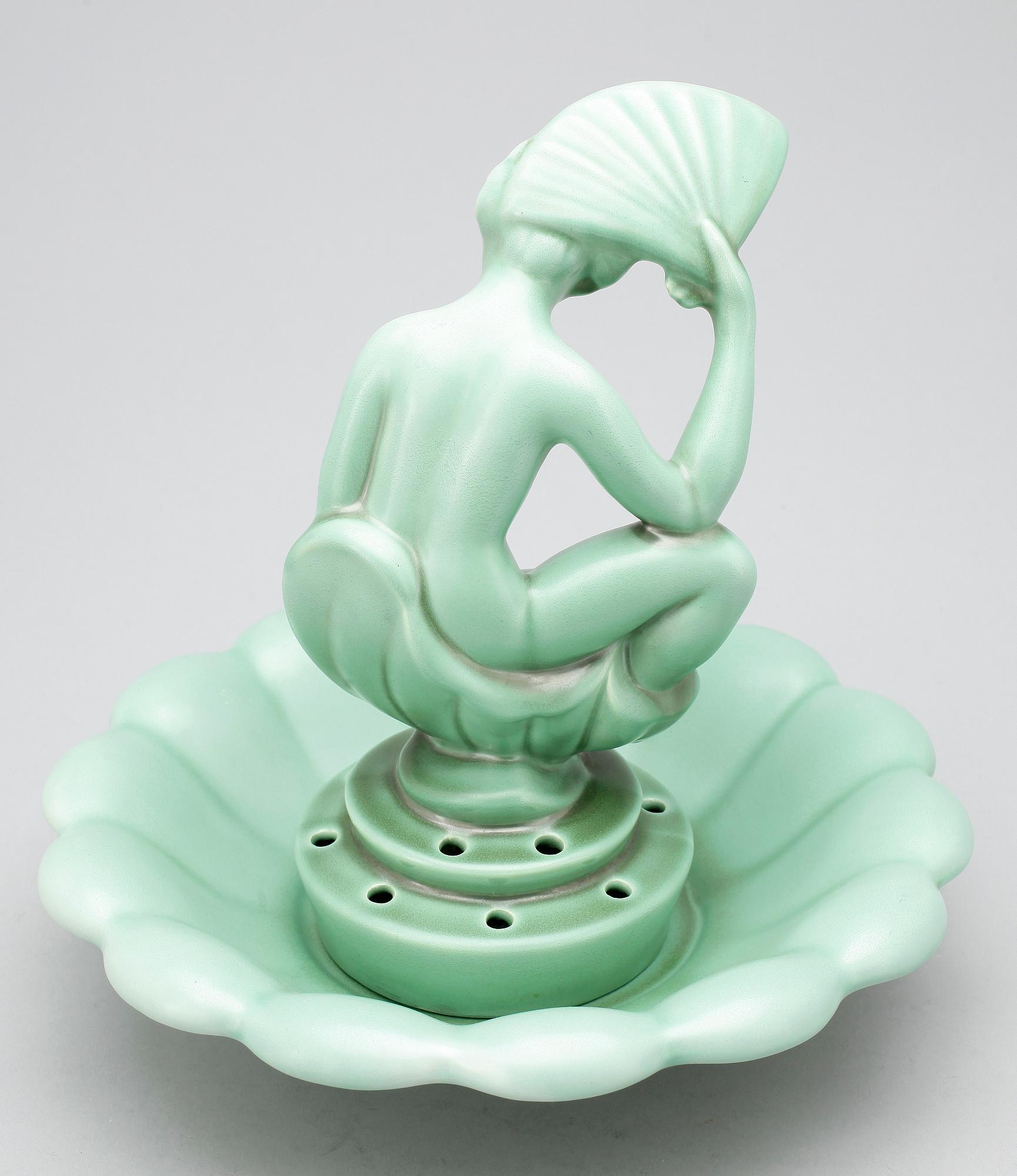 ARTHUR PERCY, tillskriven, skulptur, Gefle Porslinsfabrik, 1930-tal.