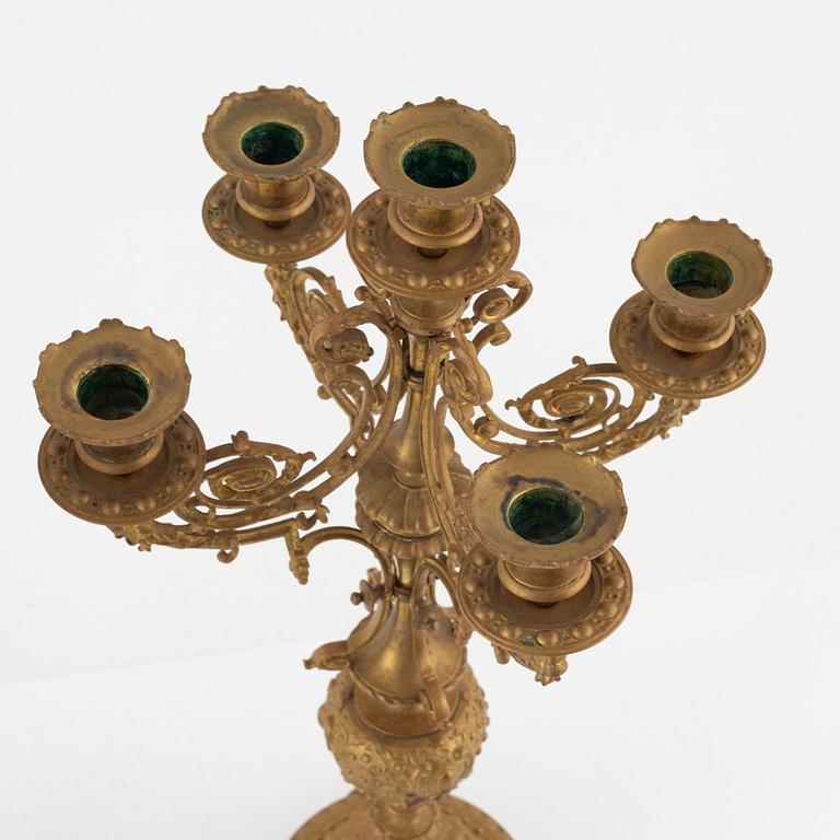 A pair of candelabras, second half of the 20th Century.