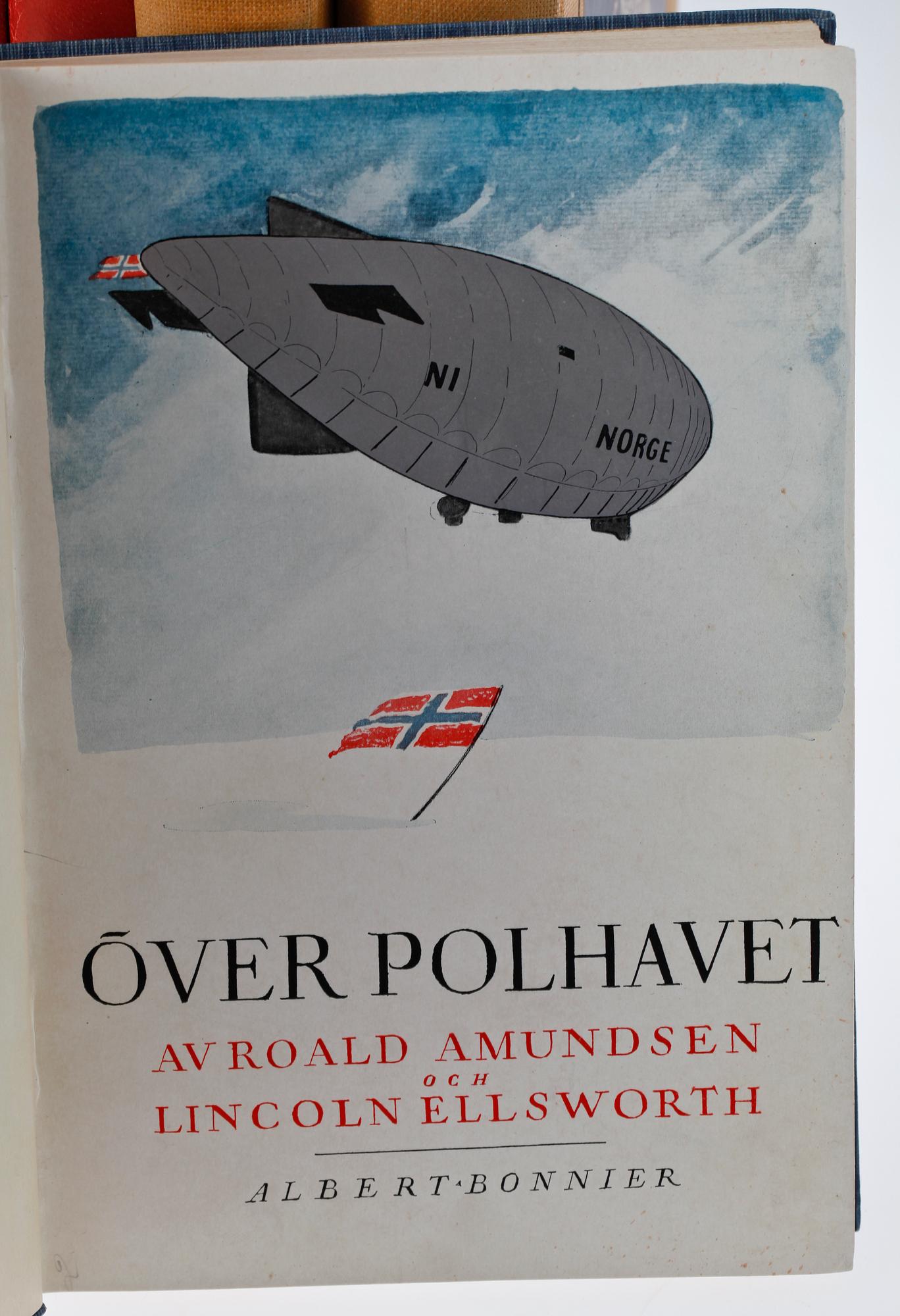 BÖCKER, 7 st, etnografi och upptäcktsresor, bla "Träskfolket" av Eric von Rosen. 1900-talets första hälft.