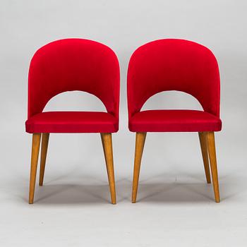 Four mid-20th century chairs.