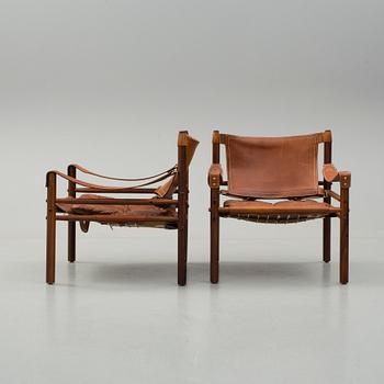 FÅTÖLJER, ett par, "Sirocco", Arne Norell, 1900-talets andra hälft.