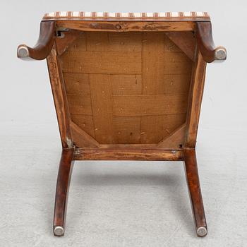 Five Empire Chairs, probably Lindome, Sweden, first half of the 19th Century.