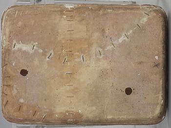 TEBORD, med fajansbricka. Gustavianskt, 1700-talets slut.
