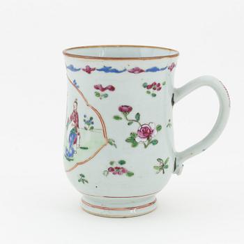 A famille rose jug, Qing dynasty, Qianlong (1736-95).