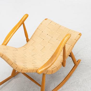 A Swedish Modern rocking chair, 1940's.