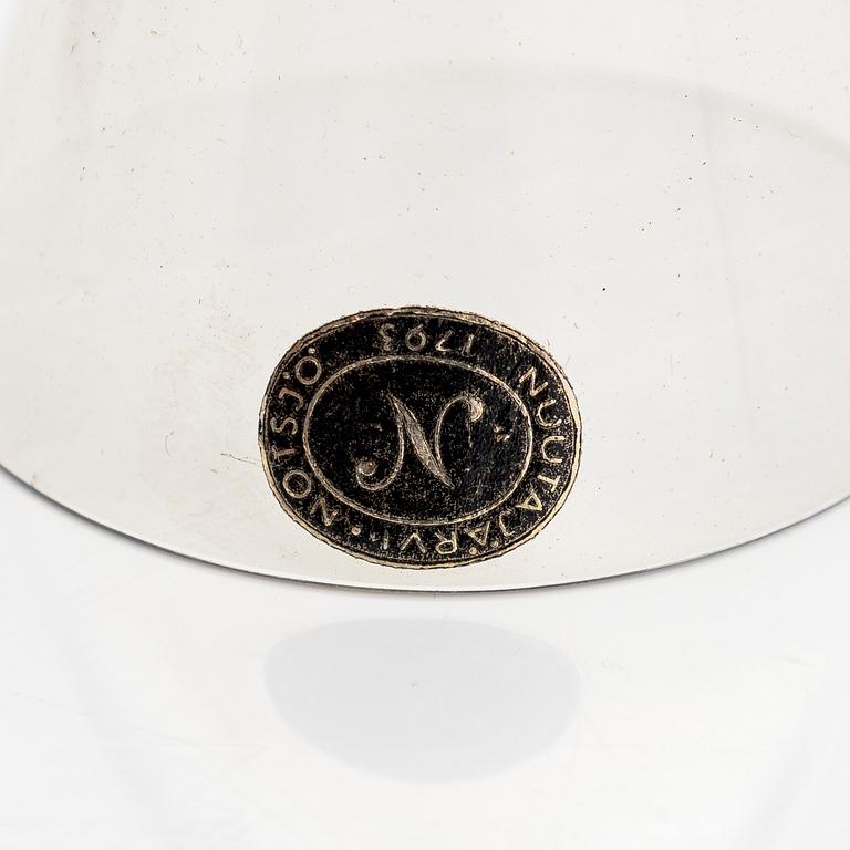 Kaj Franck, a set of six early 1950s schnapps glasses for Nuutajärvi.