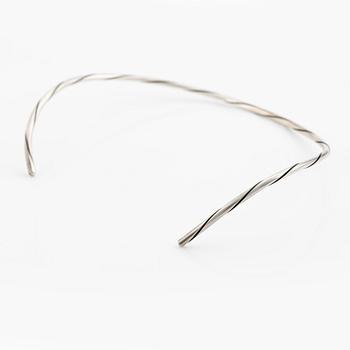 Firma George Jensen collier och armband, sterlingsilver, modell A80.